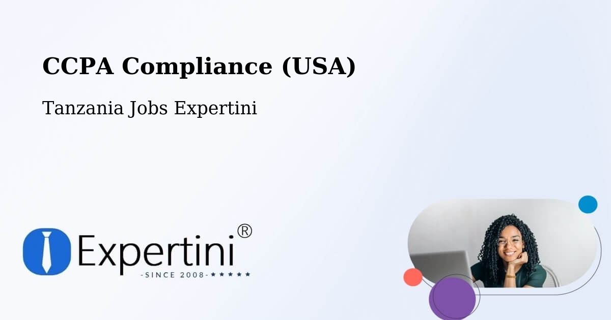 CCPA Privacy Rights & Compliance Notice – Matonga - Tanzania Jobs Expertini