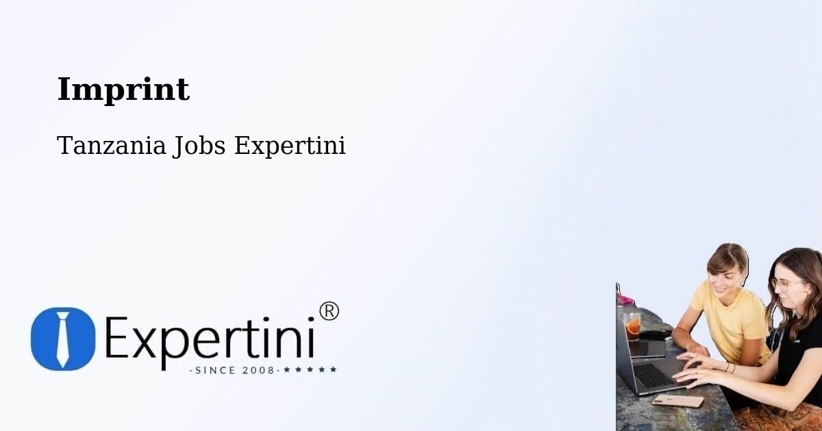 Imprint – Matonga - Tanzania Jobs Expertini